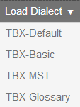 Load Dialect Menu